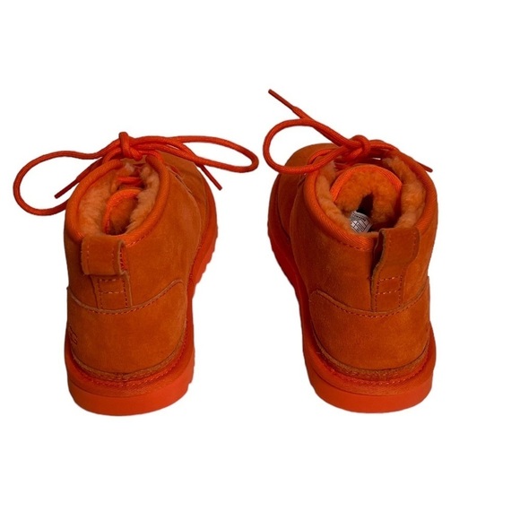 UGG Neumel Women’s Chukka Casual Suede Boots Orange Soda - Picture 5 of 9